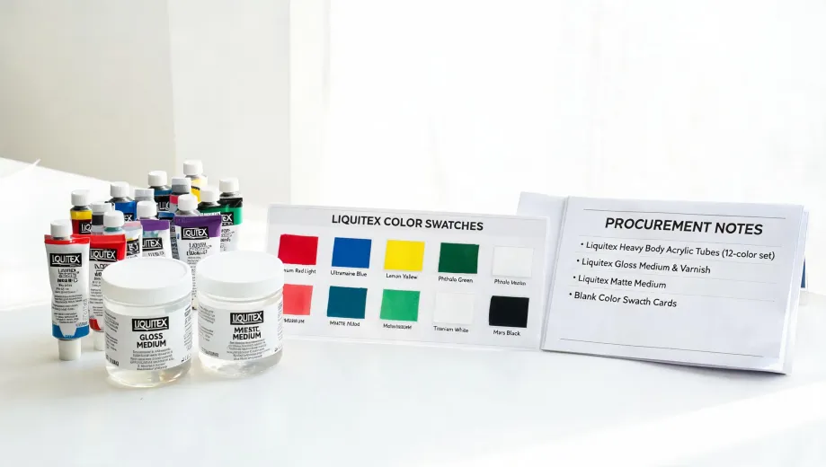 Liquitex article acrylic material desk